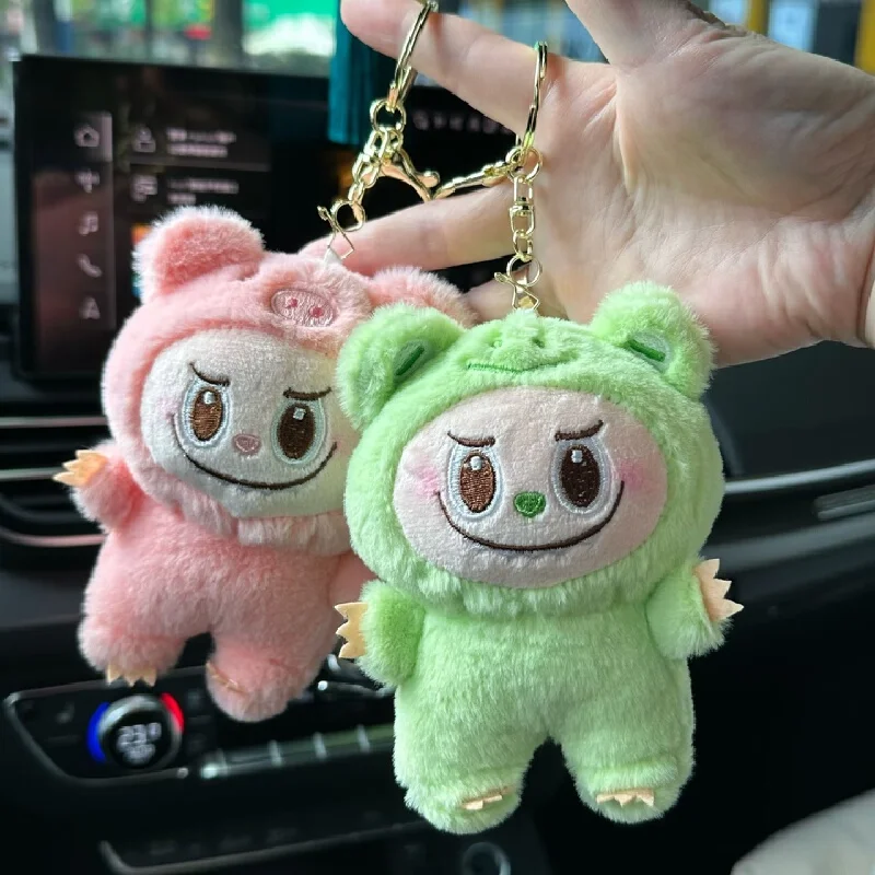 Cute cross dressing ragdoll plush toy keychain pendant, fashionable and trendy backpack pendant, doll doll