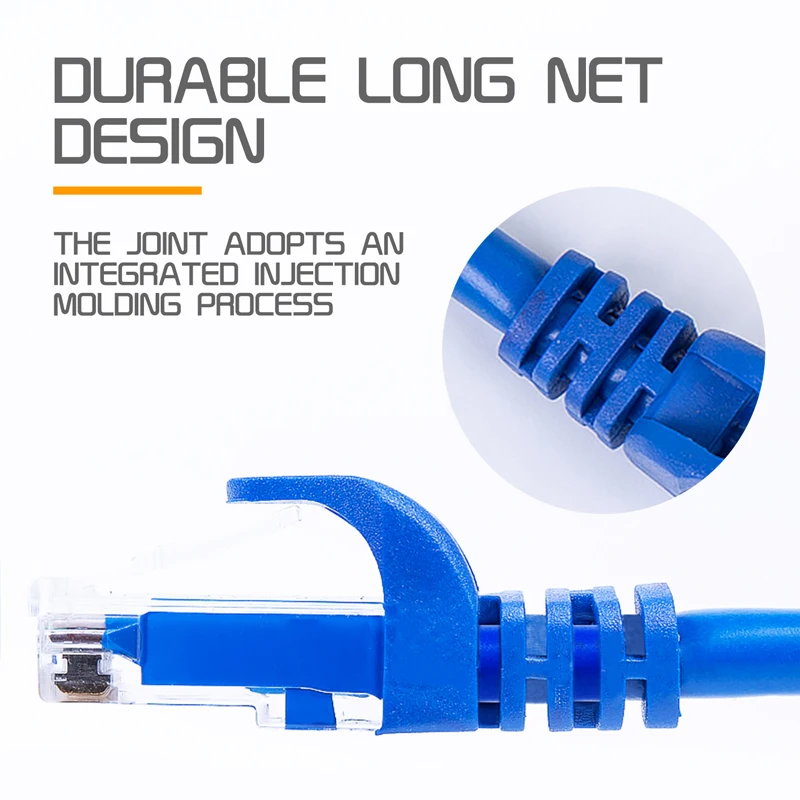 RJ45 Ethernet Cable Internet Cable Patch Outdoor LAN Wires Connection PC