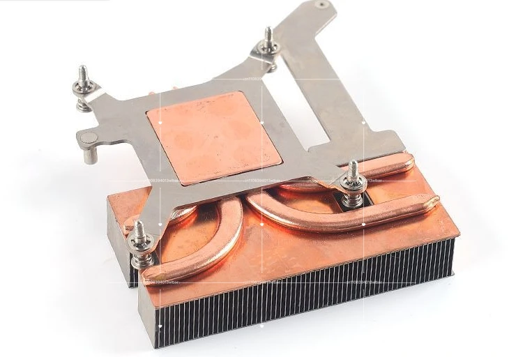 Ultra-thin All-copper All-in-one Machine Radiator Temperature Control Fan, High-density Tooth Copper and Aluminum