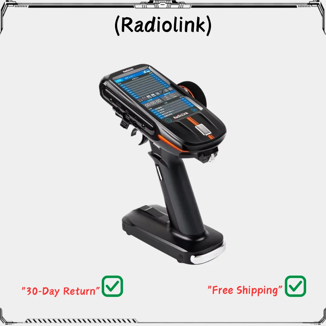 

Radiolink RC8X 24G 8CH 43inch LCD Touch Screen Transmitter Compatible with TBS CRSF R8FG R4FGM Receiver for RC Car Boat Robot