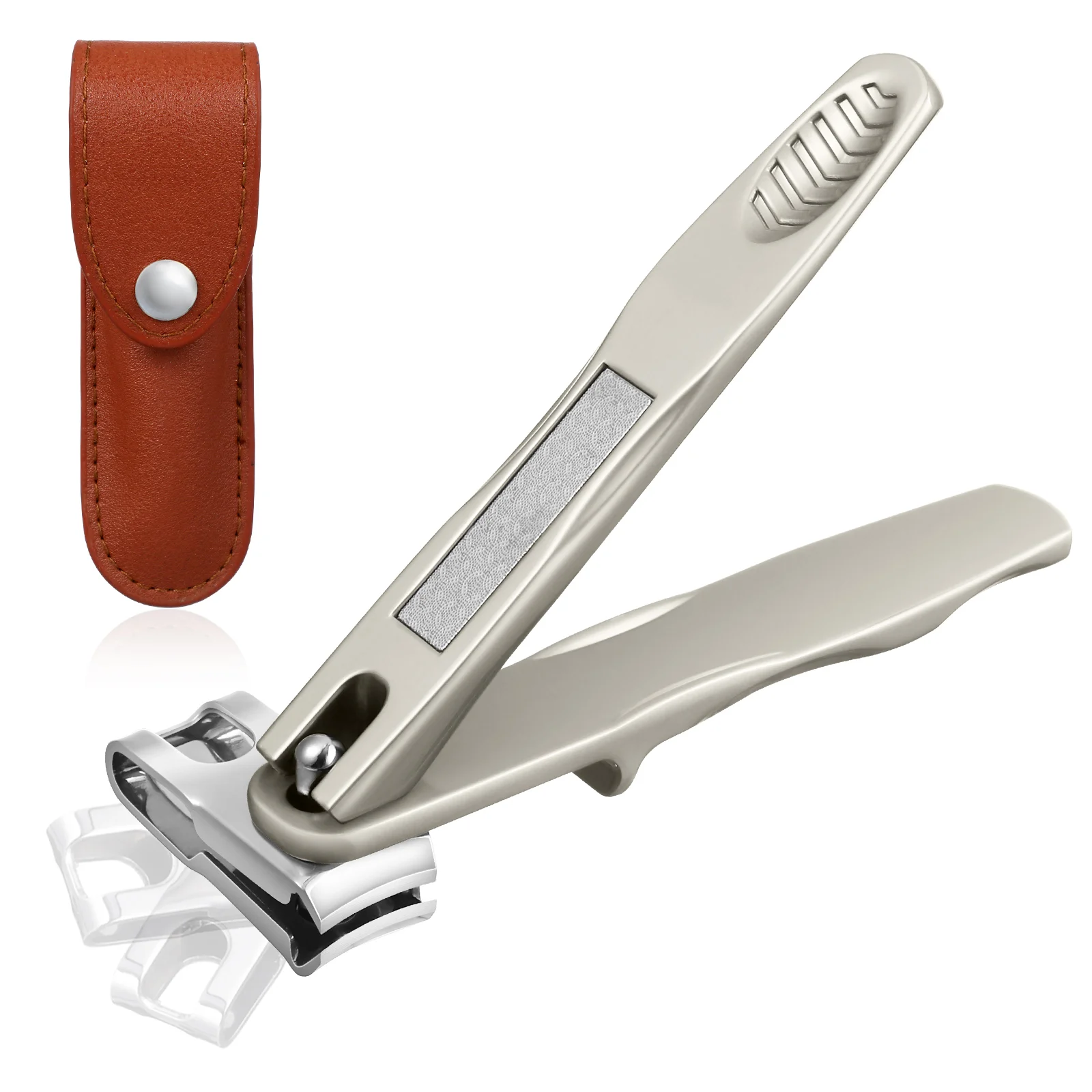 Rotary Nail Scissors Clipper Toenail Kit Set Trimmer Steel Rotatable Men's Electric Shaver