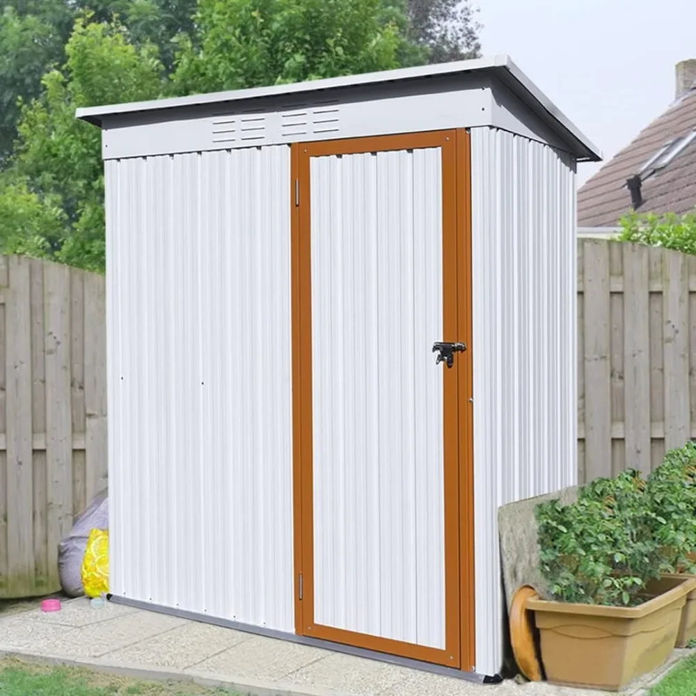 

5 x 3 FT Outside Storage Sheds,Metal Tool Shed Garden Shed Yard Storage Outdoor Shed Outdoor Storage Cabinet