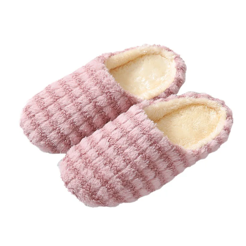 Fashionable Japanese-style Spring, Autumn, and Winter Couple's Silent Soft-soled Home Slippers, Non-slip and Noiseless Cotton Sl - view 5