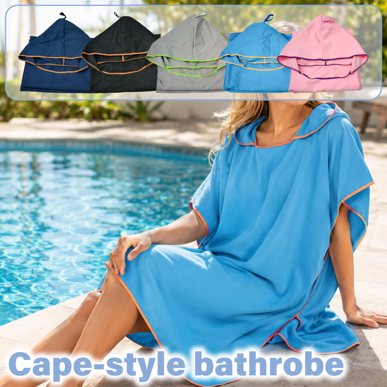 روب استحمام بغطاء للرأس بلون م - مراجعة Travel Towel Quick Dry وسعره