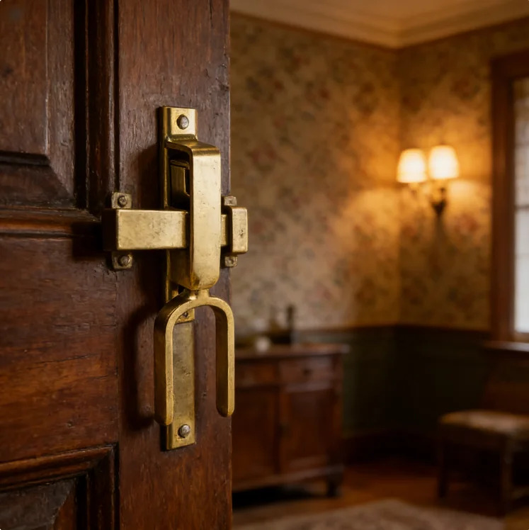 Serviço pesado para trava de portão de travamento INSTANTANTE Construção de aço revestido de zinco para uma operação segura e fácil com uma mão