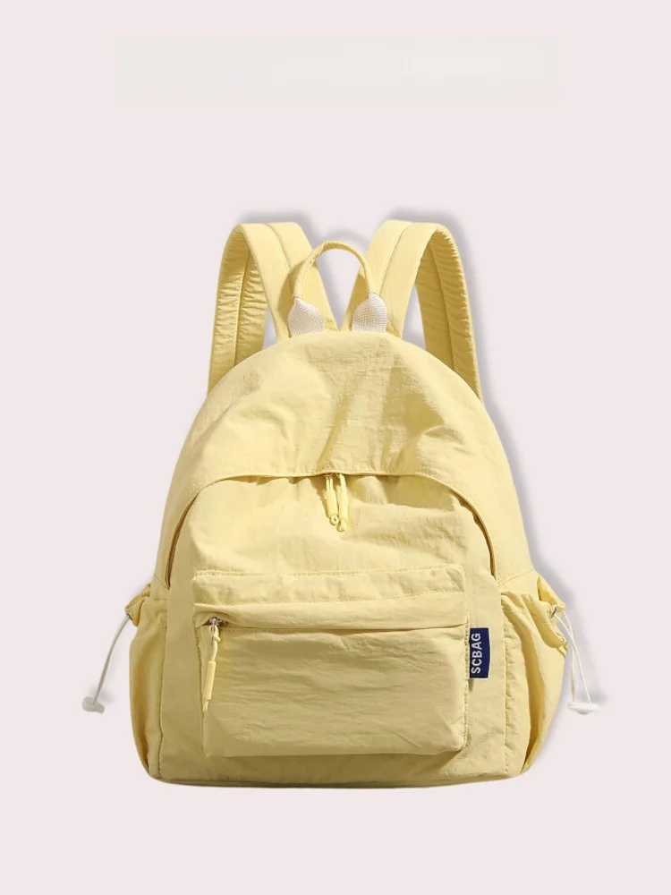 Mochila Impermeável de Nylon Clnoe Kenok, Leve, para Viagem, Bolsa Feminina, Novo Estilo 2026, Mochila Simples para Estudante...