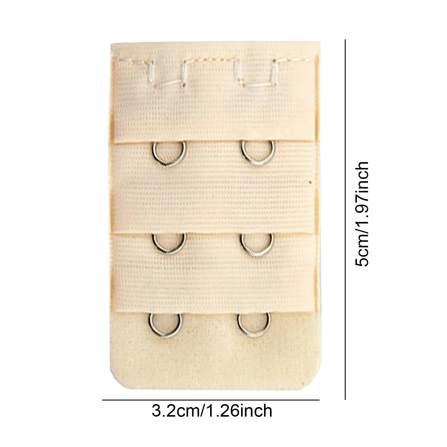 18 PCS Assorted Color Women Bra Extenders Brassiere Extension Hooks 3 Rows 2 Hooks Style Women Lingerie Bra Accessories