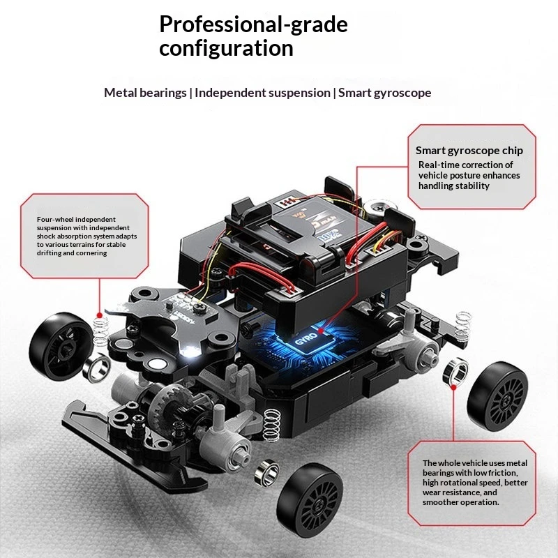 Mjx Hyper Go 43308 1/43 Scale Drift Rc Car Electric Remote Control Hobby Model With Gyroscope For Adult Collectors
