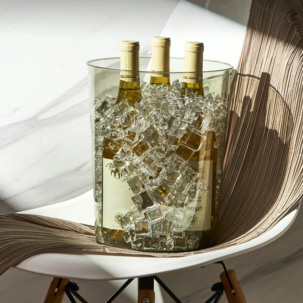 

Large Capacity Trash Can Clear Plastic Garbage Bin Xl For Kitchen Bathroom Office Home Thickened Waste Container Multi-Function