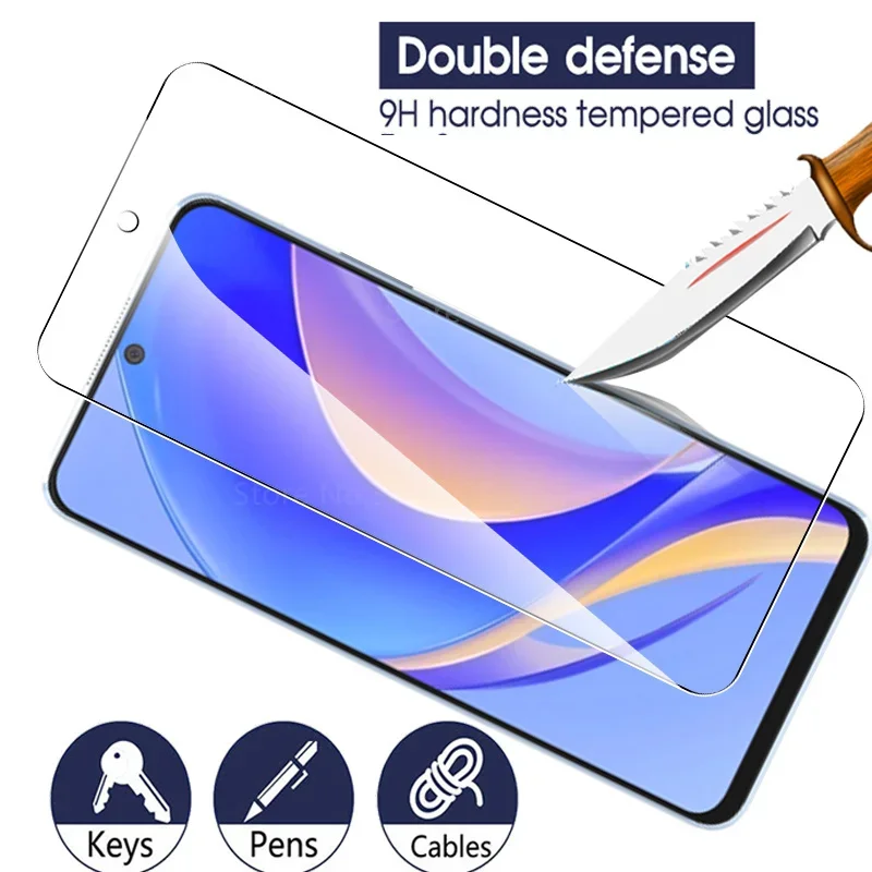 6In1 Camera Lens Protective Film Tempered Glass Case For Huawei Y90 Nova Y 90 90Y 6.7Inch Screen Cover