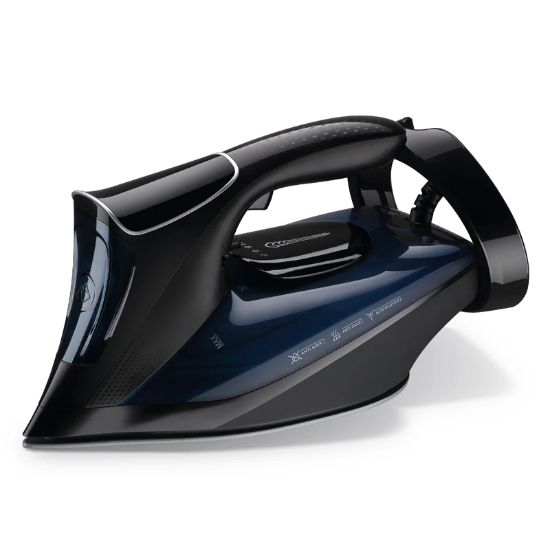 New Touch Sensor LED Display 2400/2800/3000W Multi-function Cordless Steam Irons with Ceramic Coating Auto Shut-off Function