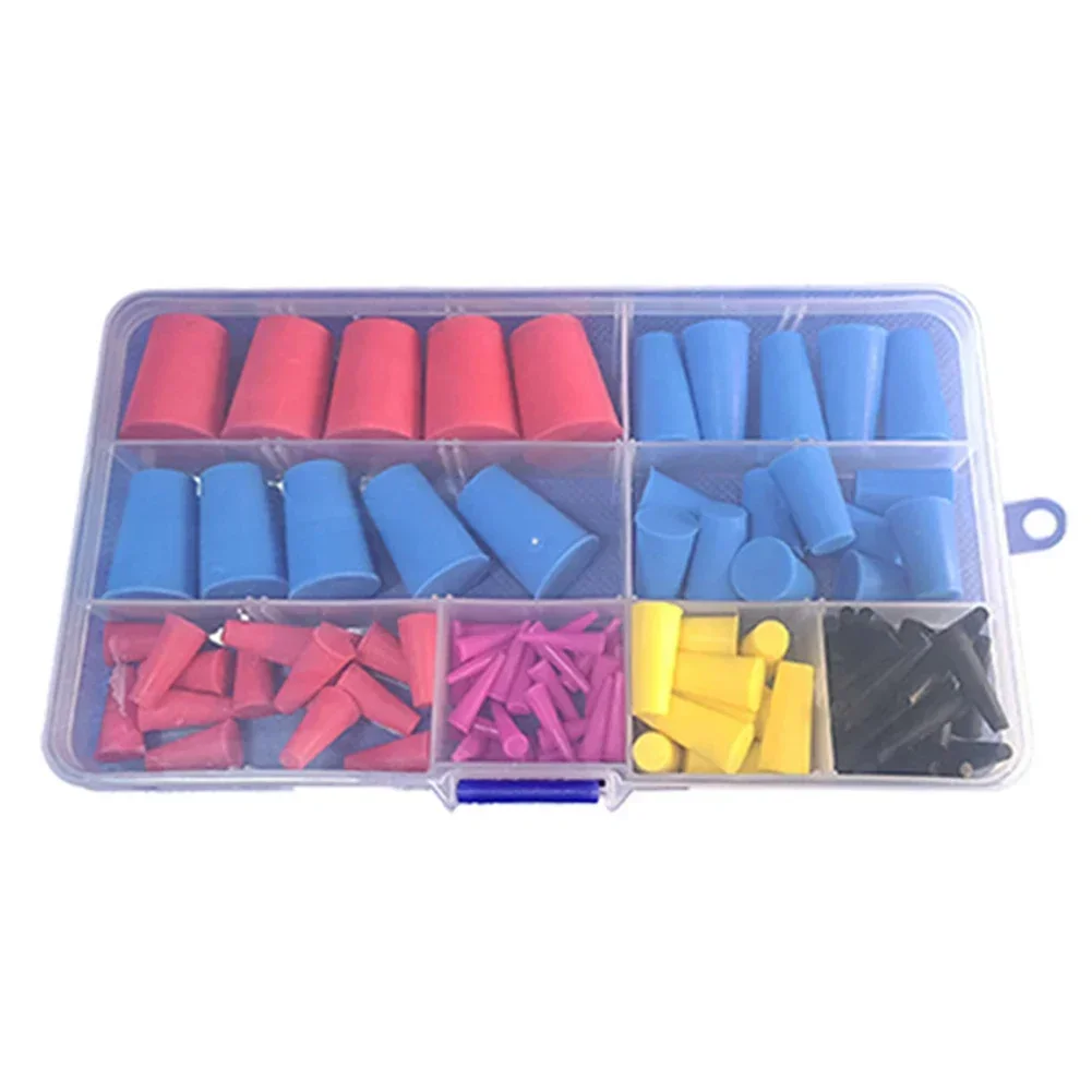 Cone Plugs Silicone Cone Plugs Accessories Assortment Kit High Temp Masking Plugs Parts Powder Coating Replacement