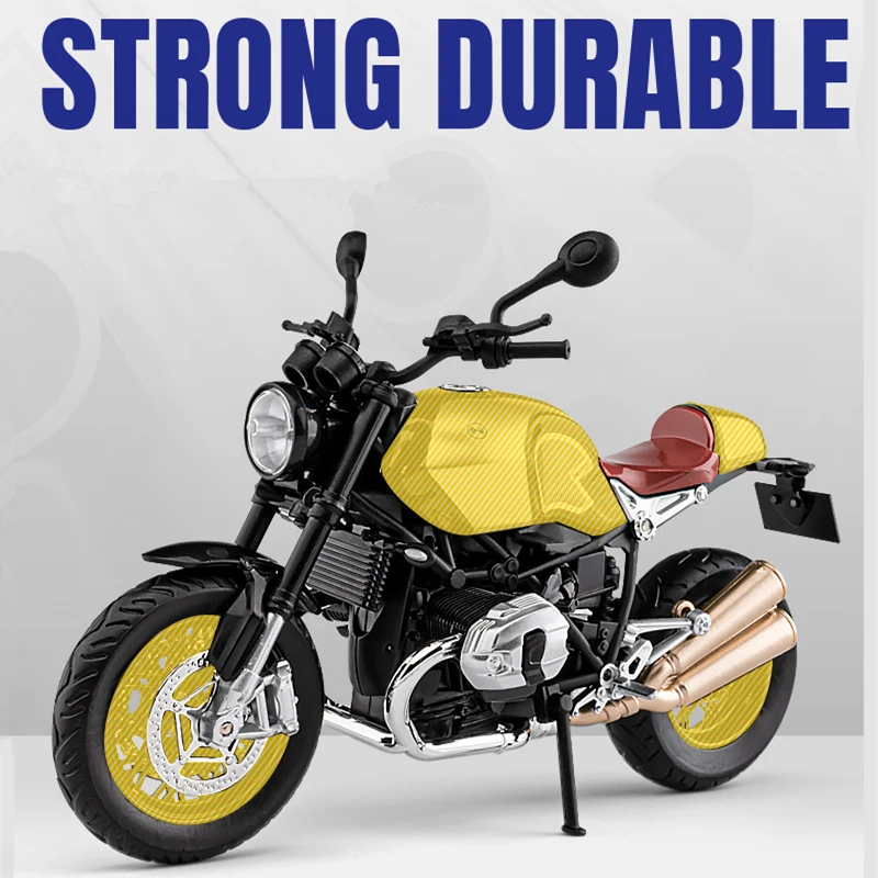 1:12 R NINE T Scrambler Alloy Sports Motorcycle Model Diecast Metal Street Racing Motorcycle Model Sound and Light Kids Toy Gift