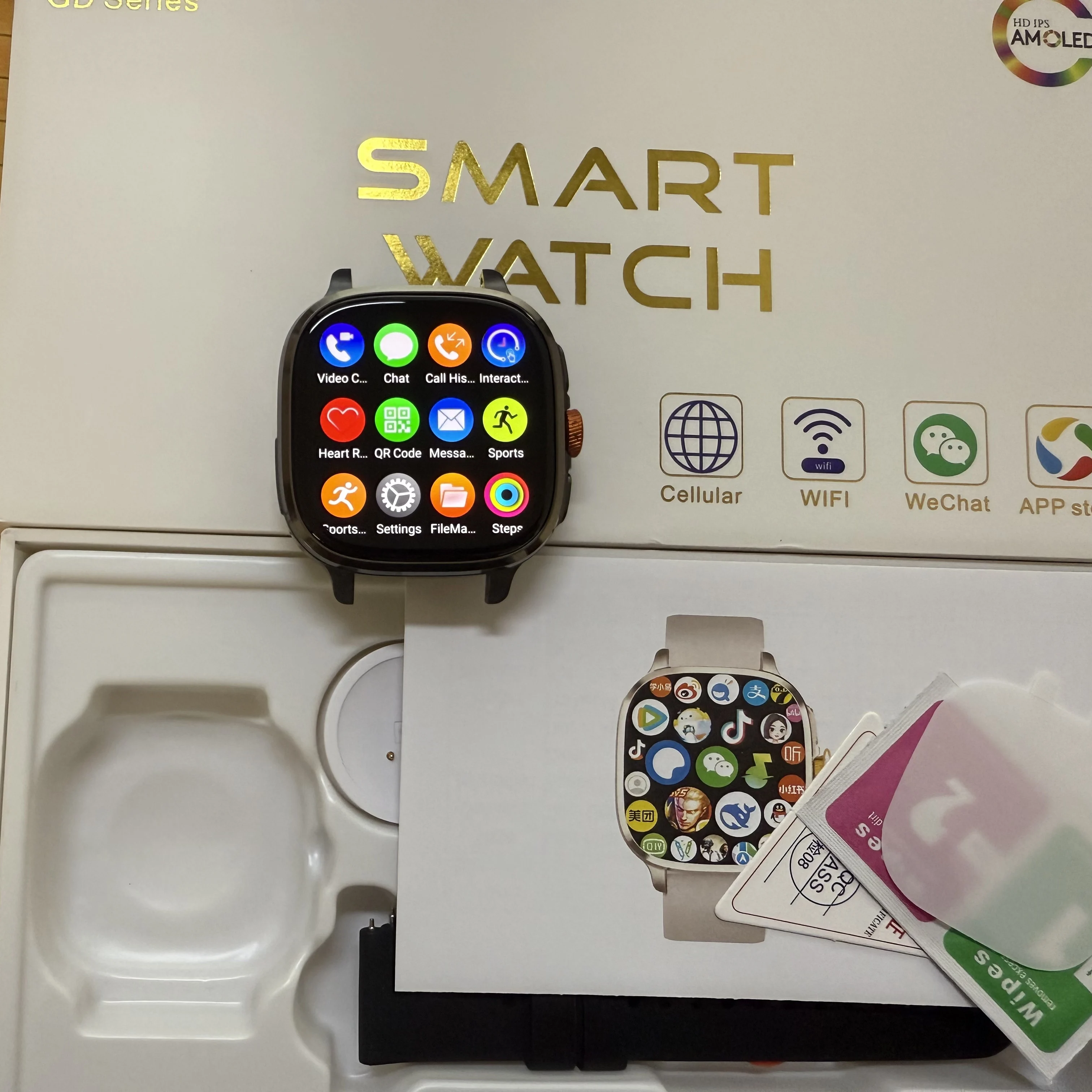 5G Full Netcom S99 Smartwatch Android 13.0 Smart Watch With 190° Rotating Camera NFC Compass IP67 Waterproof Google Play Store