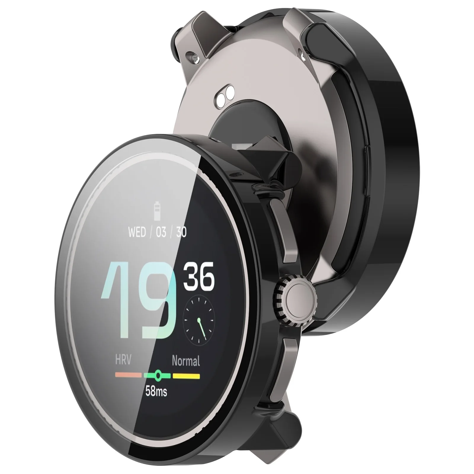 하드 에지 쉘 유리 화면 보호 필름 Suunto Race/S 보호 범퍼 커버 스마트 액세서리 용 Smartwatch 프레임 케이스