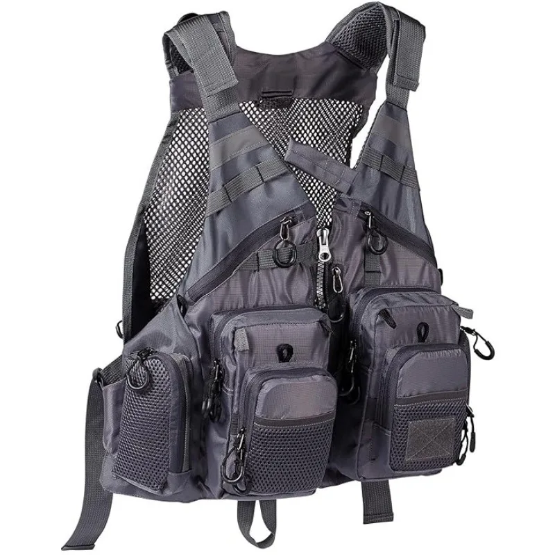 Backpacks Vest Bag Jacket Bag Waterproof for The Shoulder Bag Portable Net Surface Vest Breathable Suitable for Both Men Women