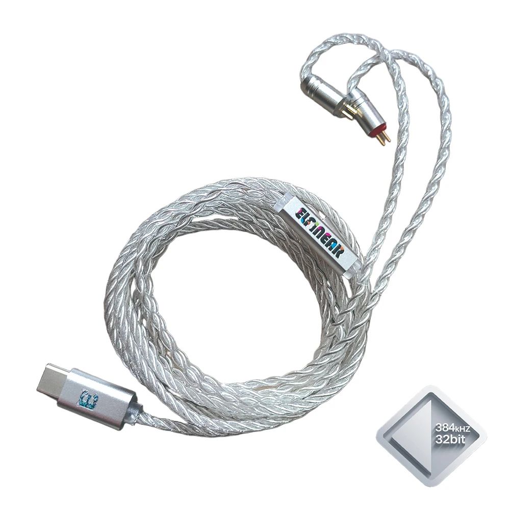 ELFINEAR USB-C CX31993 DAC AMP Kabel Dongle Hoofdtelefoon DAC Geluidsversterkers TYPE C Naar MMCX TYPE C Naar 2Pin 0.78Pin