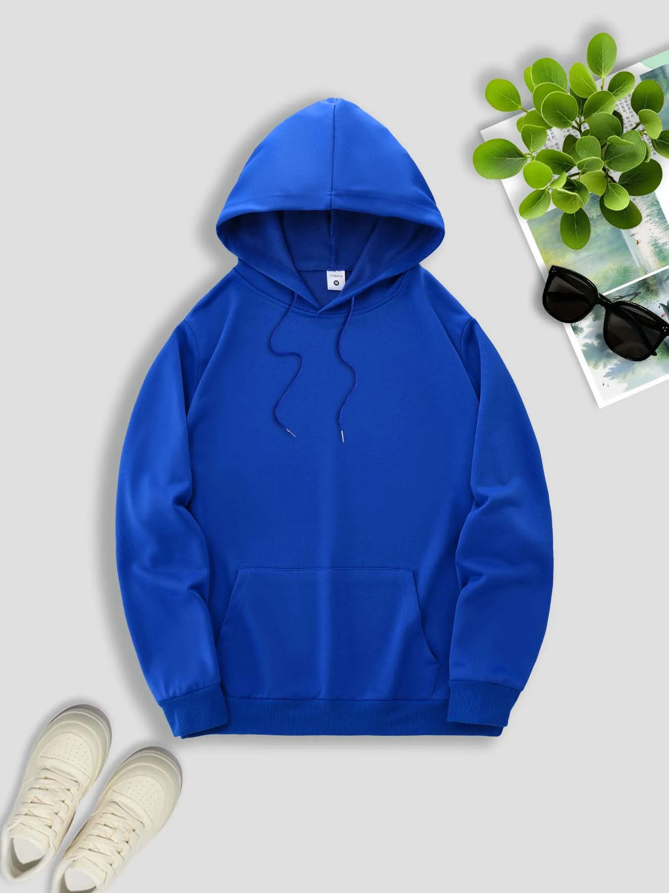 Herren Sport Hip-Hop Hoodie mit Skelett-Last-Supper-Rückendruck, Streetwear, lockerer Fleece-Pullover, lässiges Herren-Outfit – Detail 8