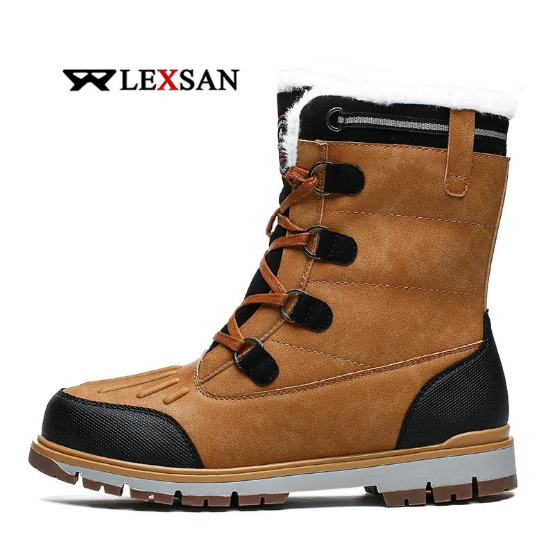 Herren-Winterstiefel, warme, wasserdichte, rutschfeste Plüsch-Sneaker-Schuhe – Winter-Hausschuhe, Herren-Tennisstiefel