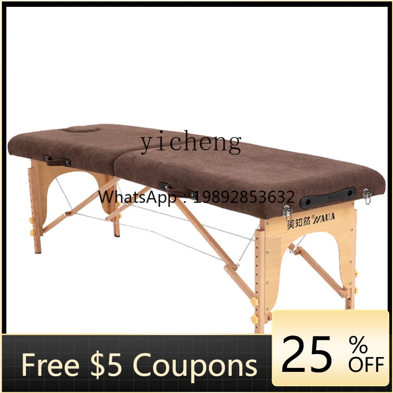 

ZZk Folding Medical Massage Portable Household Moxibustion Tattoo Body Therapy Facial Bed Portable