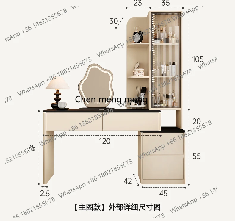 Vanities Luxury Modern Dresser Storage Cabinet Makeup Table Display Stand Vanitys Dressing Table Makeup Vanity Makeup Desk