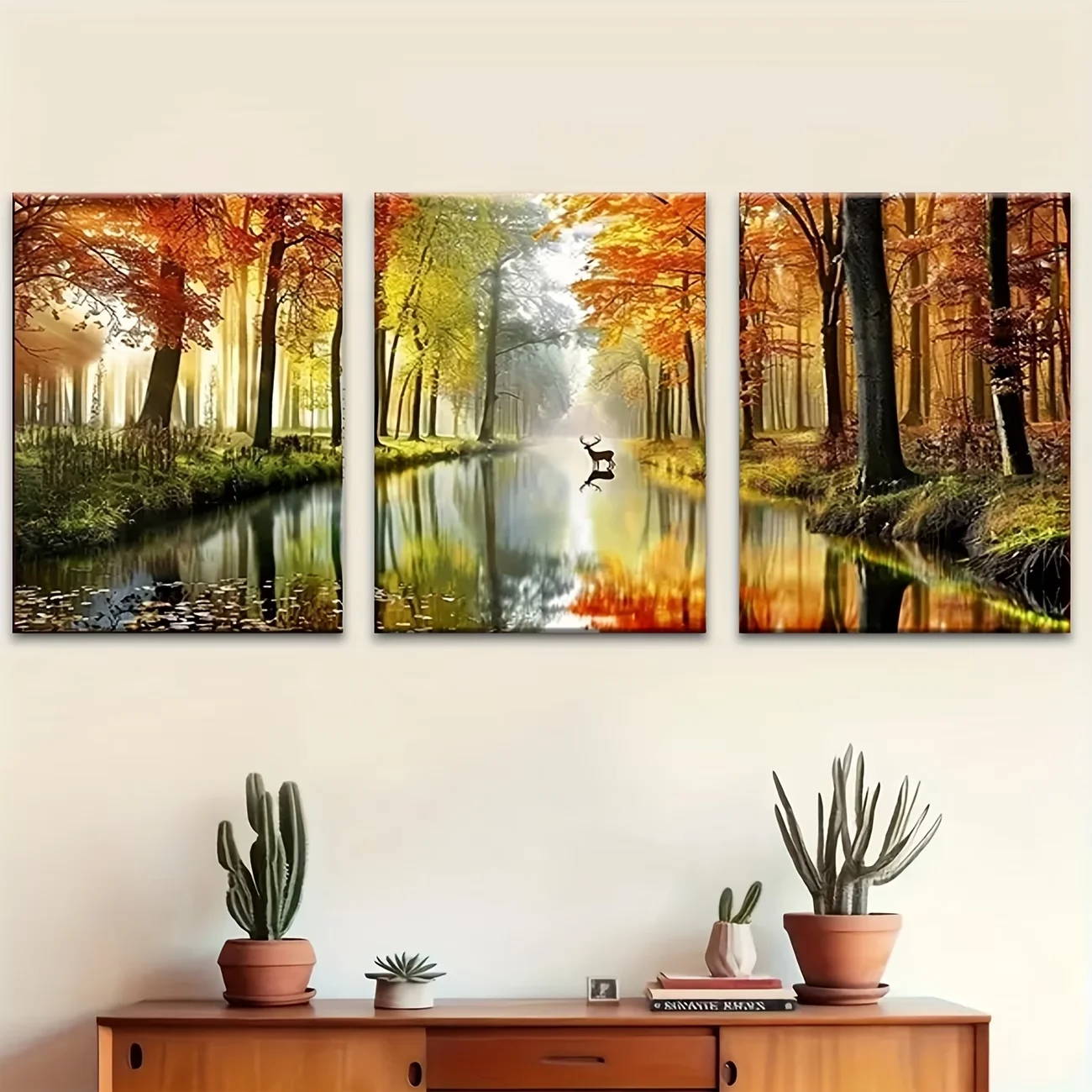 

DIY Diamond Embroidery Mountain New Arrival 3Pcs Diamond Painting Forest Lake Landscape Picture Rhinestones Diamond Mosaic Decor