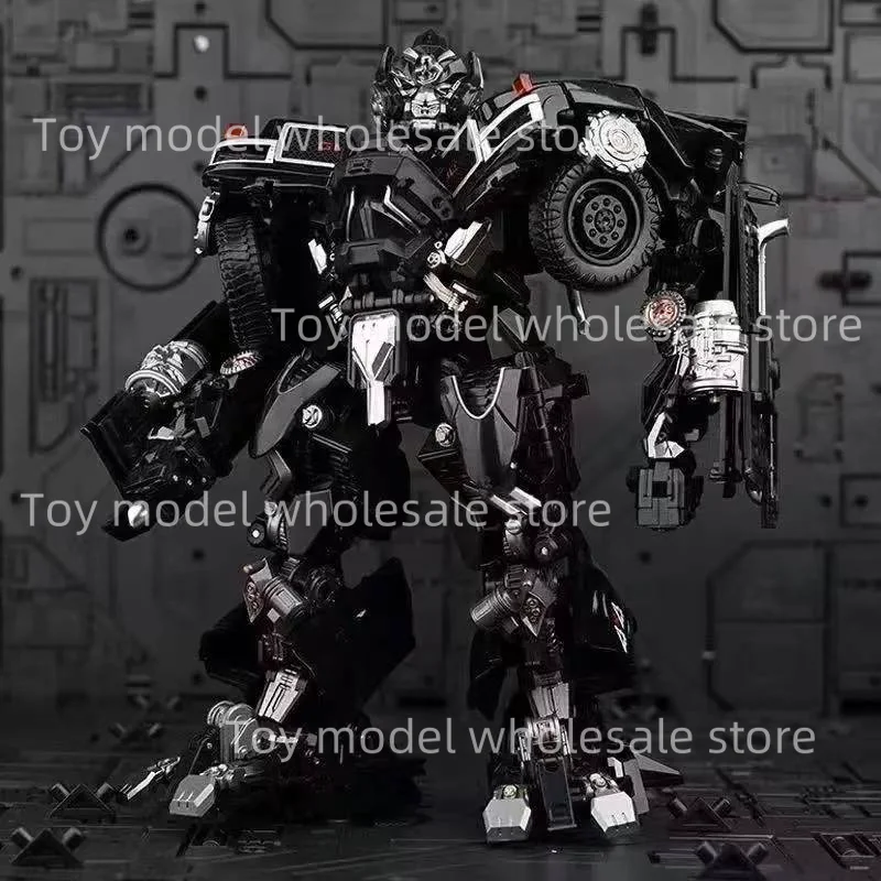 BMB 변환 로봇 블랙 맘바 LS-09 LS09 Ironhide 무기 전문가 KO MPM06 MPM-06 합금 트럭 모드 액션 피규어 모델 장난감