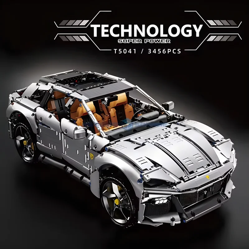 TGL T5041 Technical Speed Champion SUV Raing Car 1:8 Building Blocks Off-Road Roadste Bricks Puzzle Toy Brithday Gifts For Kids