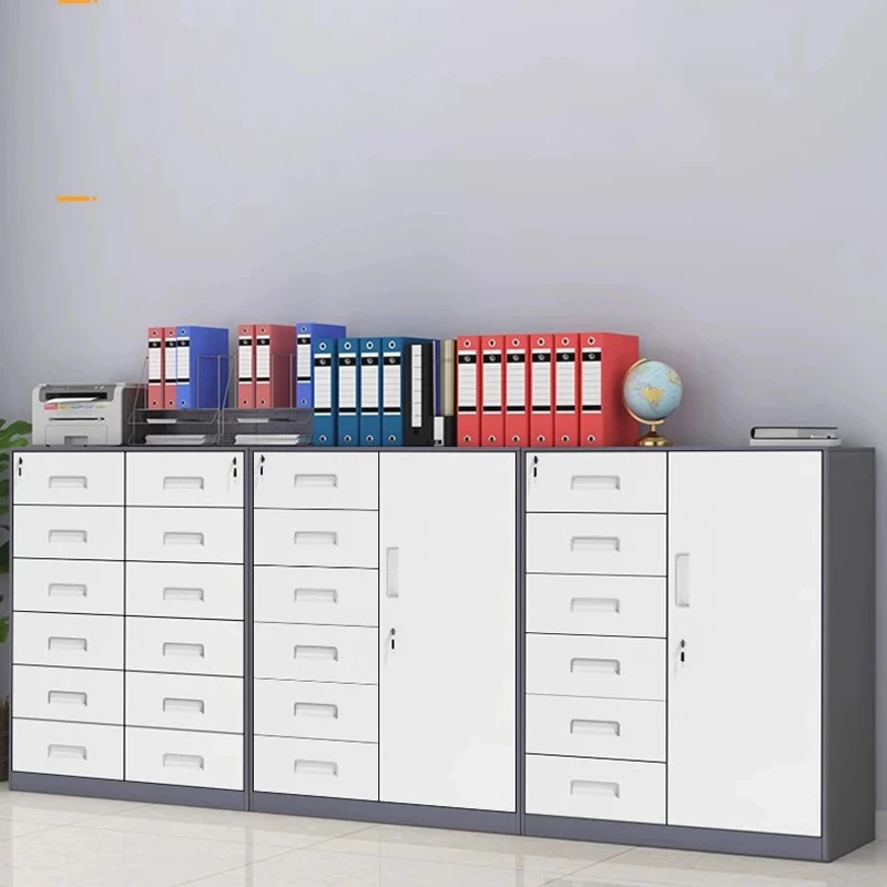 Office Filing Low Cabinets Finance Locks Iron Cabinets Drawer Balcony Storage Small Under The Table Mueble Cajonerafurniture