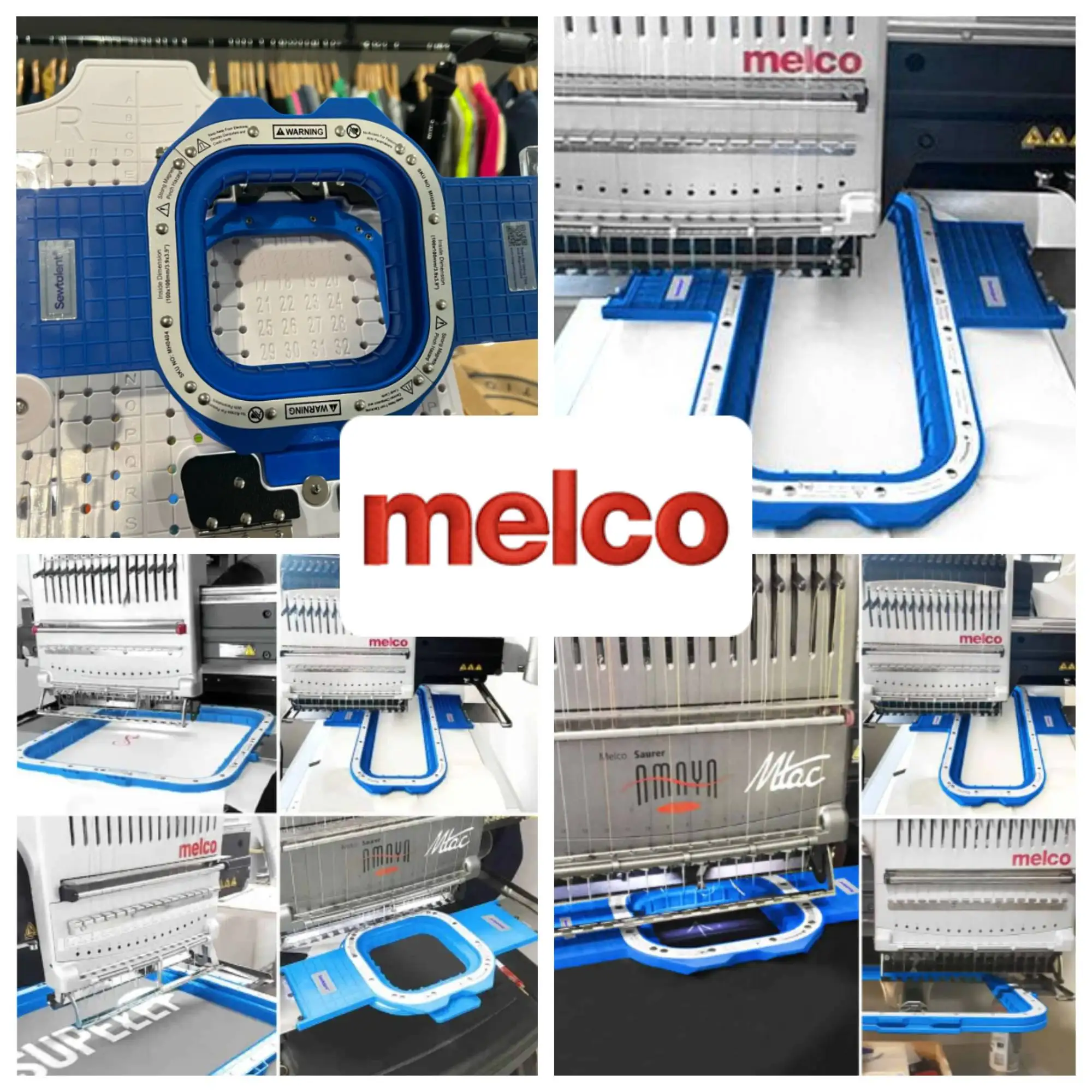 melco magnetic hoop with metal bracket for melco Amaya Bravo XT, XTS, EMT16X Plus Bernina E16 embroidery machines mighty hoop