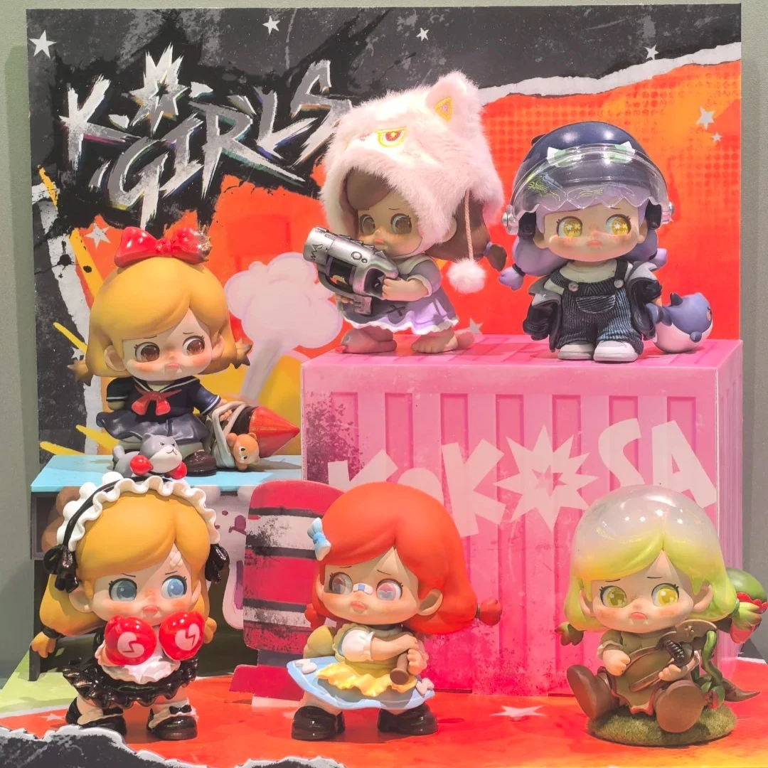 

Новая оригинальная серия Kokosa K.O.Girls, слепая коробка, игрушки, модная милая аниме-фигурка Кокоса, коробка-сюрприз, модель, украшение, подарок для детей