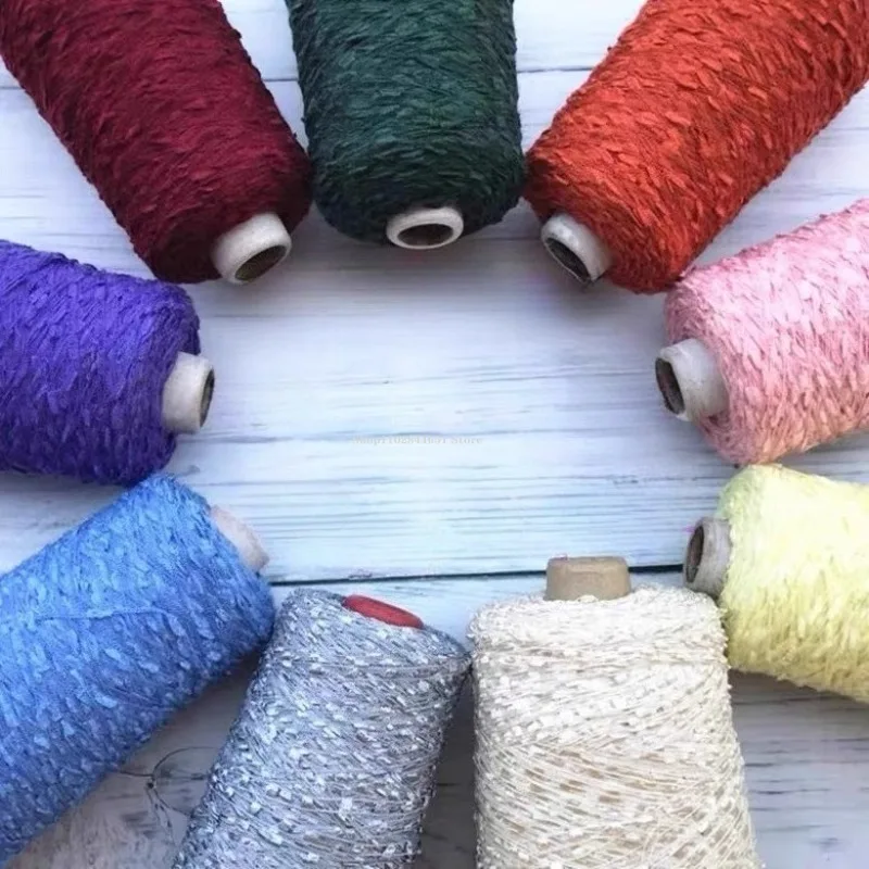 500g Special Staircase Track Yarn Cotton Thread DIY Hand-woven Clothes/scarve/hanging Ornaments Knitting Blended Matching Thread