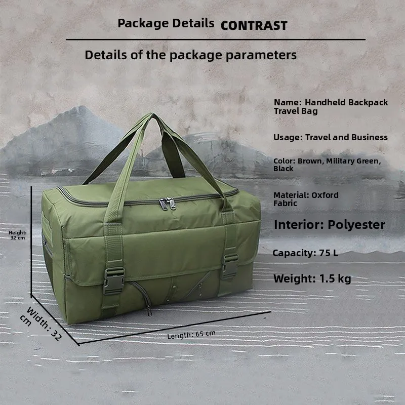 

Large Capaci Ox Cloth Travel Bag Men's Handbag ort Trip Lage Storage Bag Faionable Trendy Foldable oulder Bag