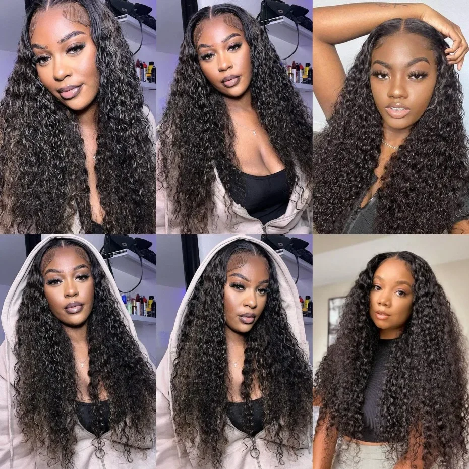 موجة عميقة كليب في وصلات الشعر اللون الطبيعي لحمة مزدوجة البرازيلي 8 قطع وصلة إطالة شعر طبيعي 8-30 بوصة للنساء #6