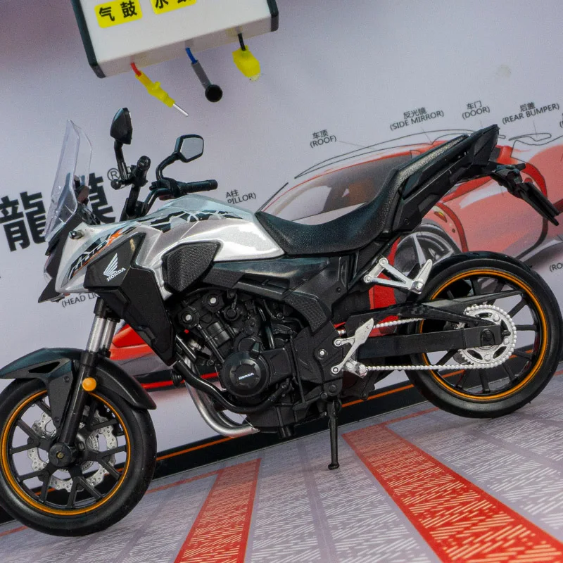 CCA 1:12 Honda CB400X modello di auto in lega per moto giocattolo per moto da ragazzo può essere regalato ai bambini