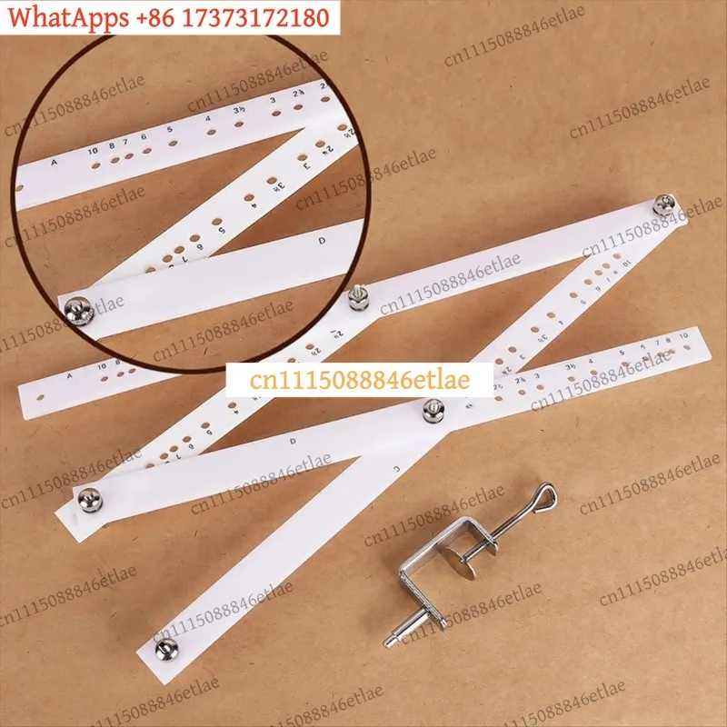 Folding Pantograph Copy Ruler Draw Enlarger Reducer Tool A04I for Office School Artist Drawing Replacement Parts