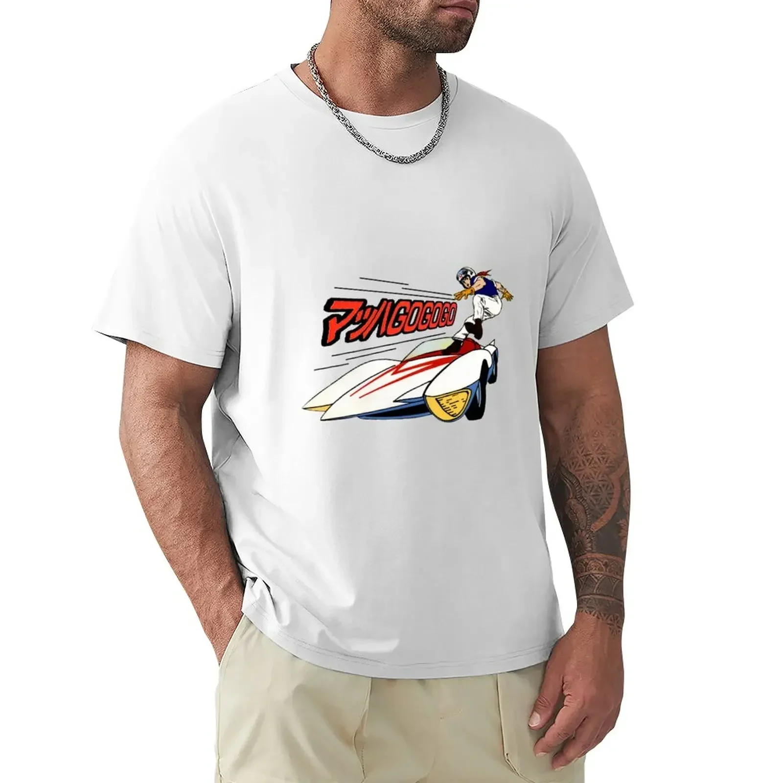 Summer harajuku Speed Racer Mach GoGoGo Exclusive- Limited Edition | Perfect Love speed racer summer tops Blouse Men's clothing