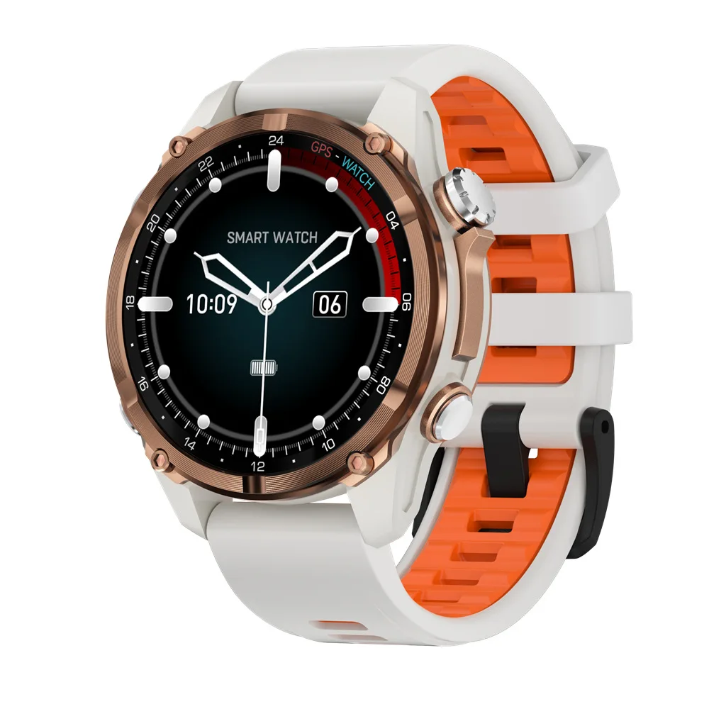 HD350PRO Bluetooth Calling Smartwatch AMOLED Display Heart Rate Blood Pressure GPS Outdoor Activity Tracker