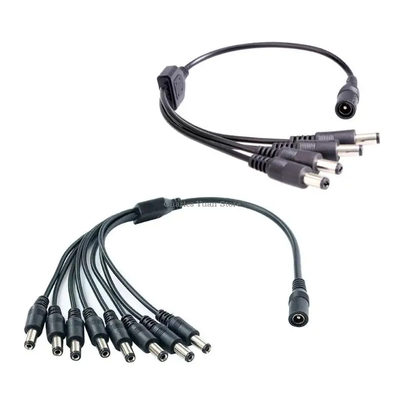 

DC5.5x2.1mm Power Splitter Cable for Various Devices Female to Male Power Cord