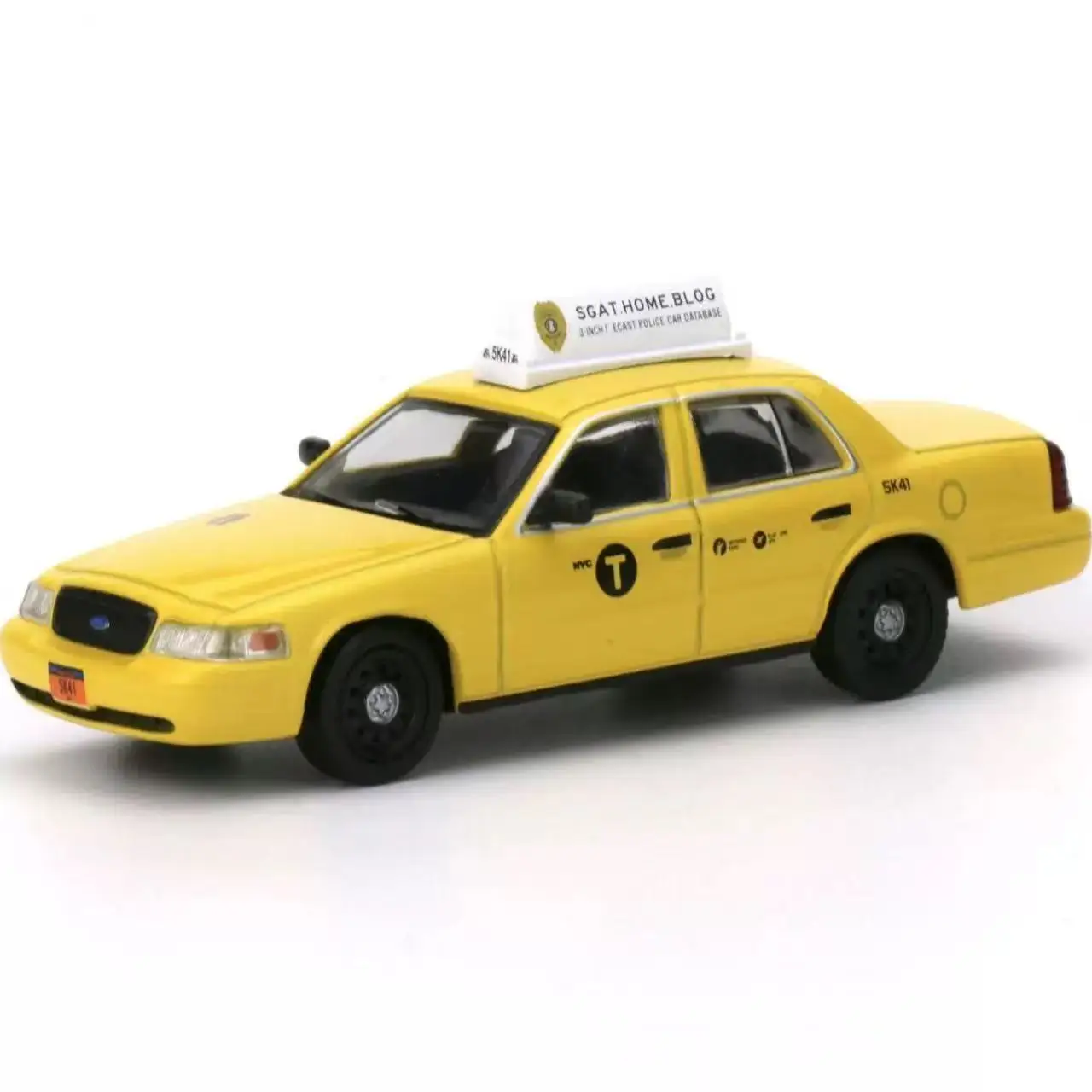 

596 Model 1/64 Ford Crown Victoria CV NYC New York Taxi livery alloy model