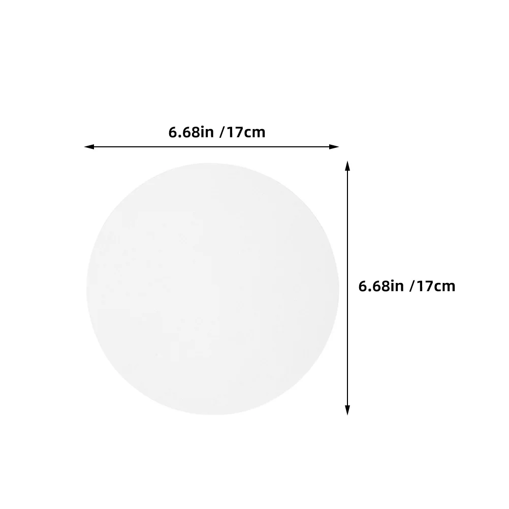 100 szt. Okrągłe kartoniki do kaligrafii, wytrzymały materiał, kompatybilne z narzędziami artystycznymi, idealne do kreatywnego szkicowania i prac DIY.
