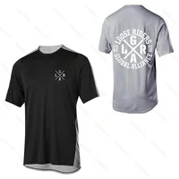 Camiseta de manga corta para hombre, Jersey de Motocross DH, BMX, MTB, bicicleta de montaña, Enduro, transpirable, Verano
