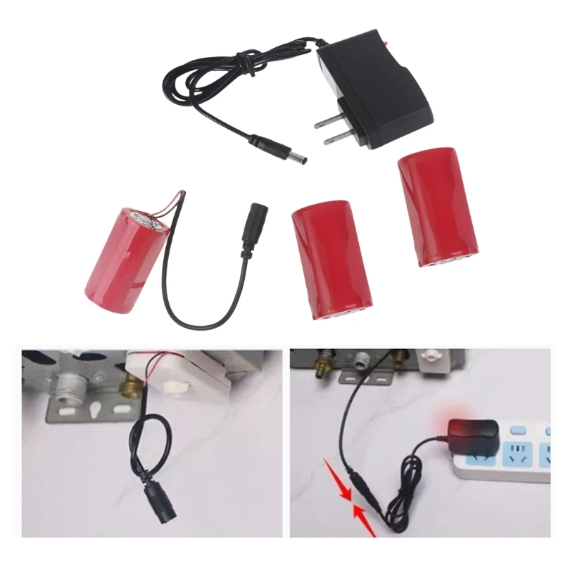 4.5V LR20 D DELIDATORATORS تصميم محول لاستبدال 3 بطاريات LR20 D مثالية للطاقة المستمرة لتضيء K1KF