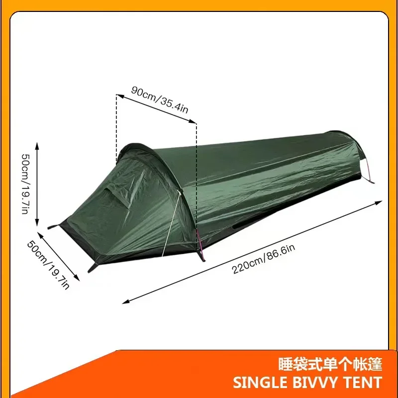 Factory Supply 1Person Quick-open Camping Tents Outdoor Waterproof Swag Tent