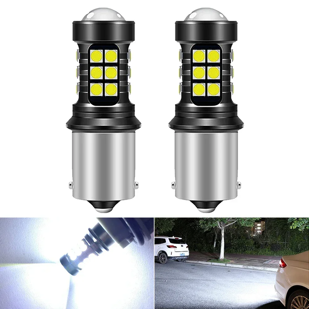 2x T15 W16W BA15S W21W Led Canbus Car Reverse Light Bulb for Ford Focus MK2 Fiesta Mondeo MK4 MK5 VW BMW Audi Toyota Hyundai Kia