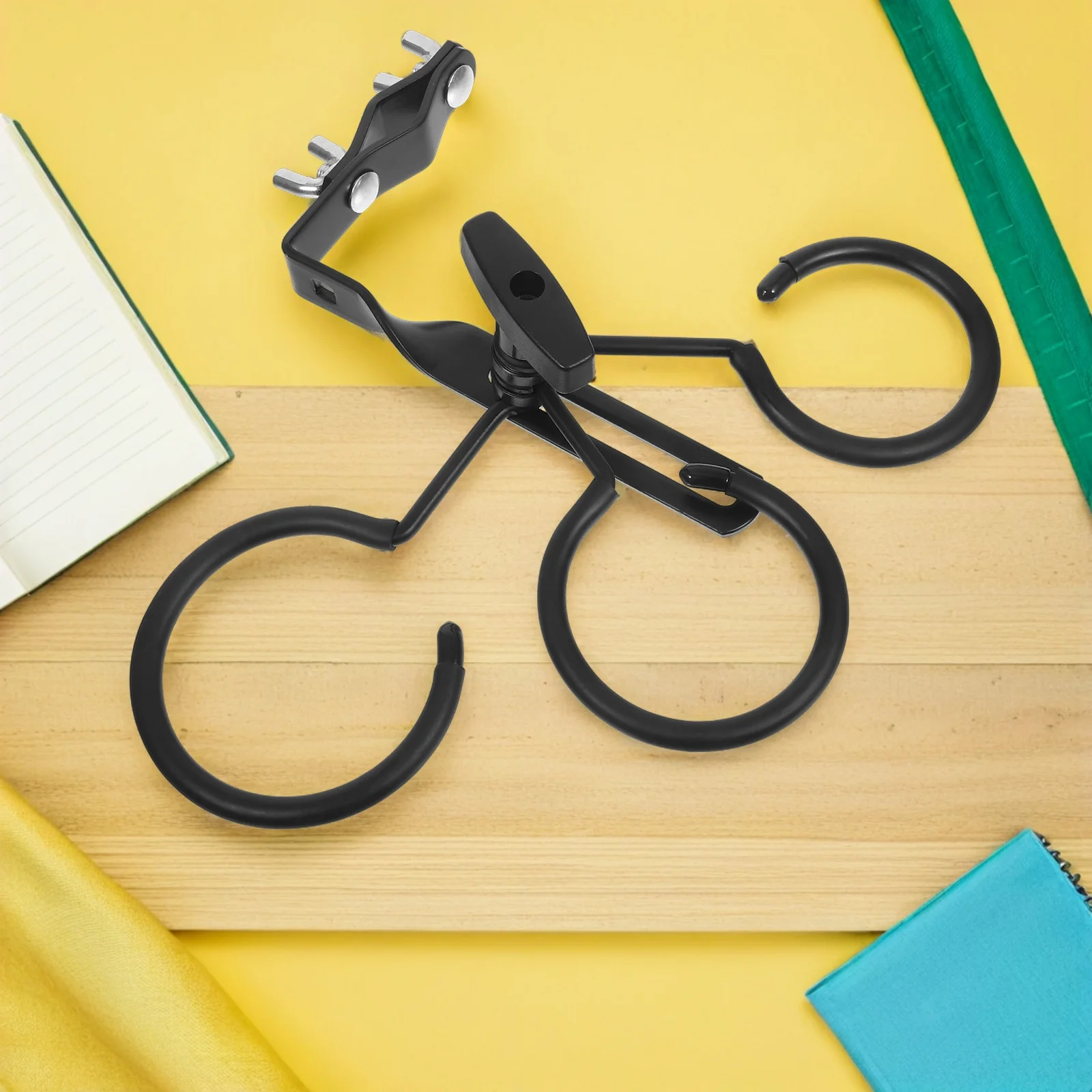 

3 Mute Organizer Rack Metal Brass Mute Stand Universal Holder L-Shaped Extension Clip for Trumpet Trombone French Horn Stage