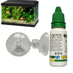 Aquatic CO2 Glass Drop Checker Solution Monitor Fluid Glass Carbon Dioxide Checker Quickest Fish Tank Test Kit for Aquarium Tank