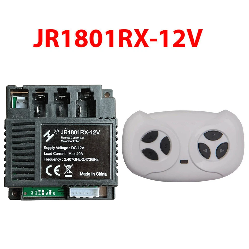 VitalKos JR1801RX-12V Remote Control And Receiver For Children's Electric Car Blue-tooth Ride On Car Replacement Accessories