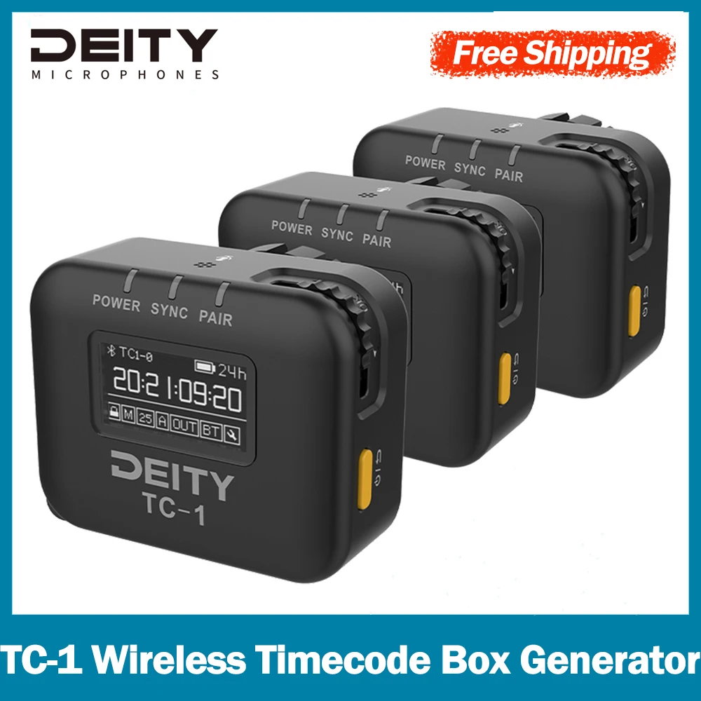 

Aputure Deity TC-1 Wireless Timecode Box Generator for Video Recording Time Code