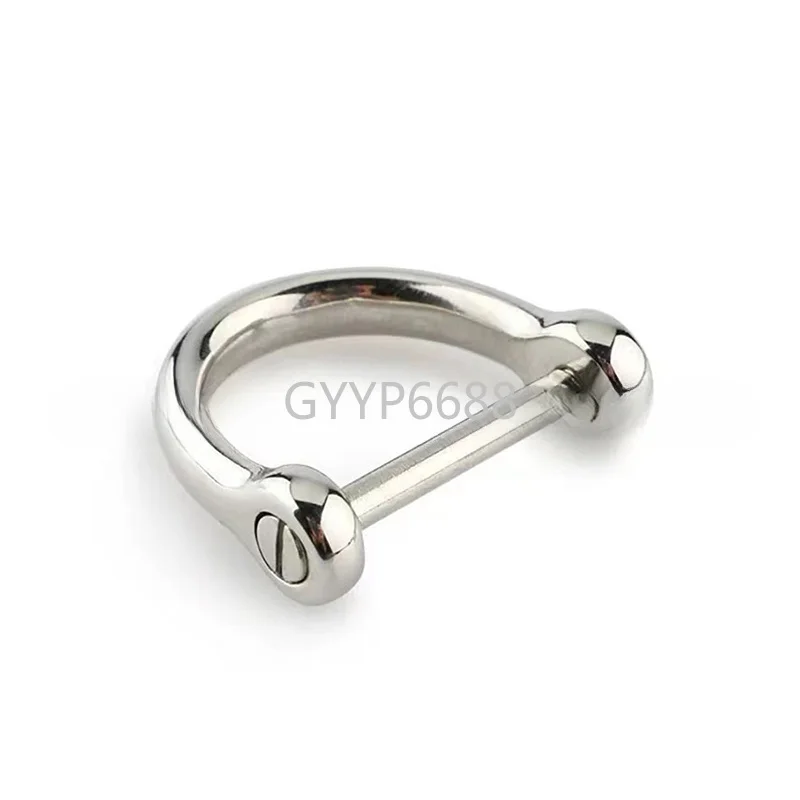 10-50-100PCS Stainless Steel Metal Double D Ring Side Clip Clasp Buckles For Bags Belt Strap Connector Hanger Hook Accessories